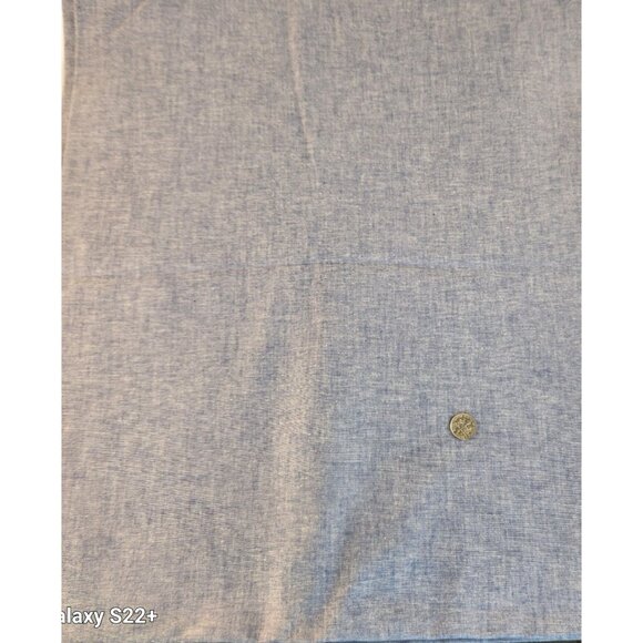 Chambray Fabric Blue Cotton Textile Material 60 inch wide by the yard Like New S - Picture 3 of 5